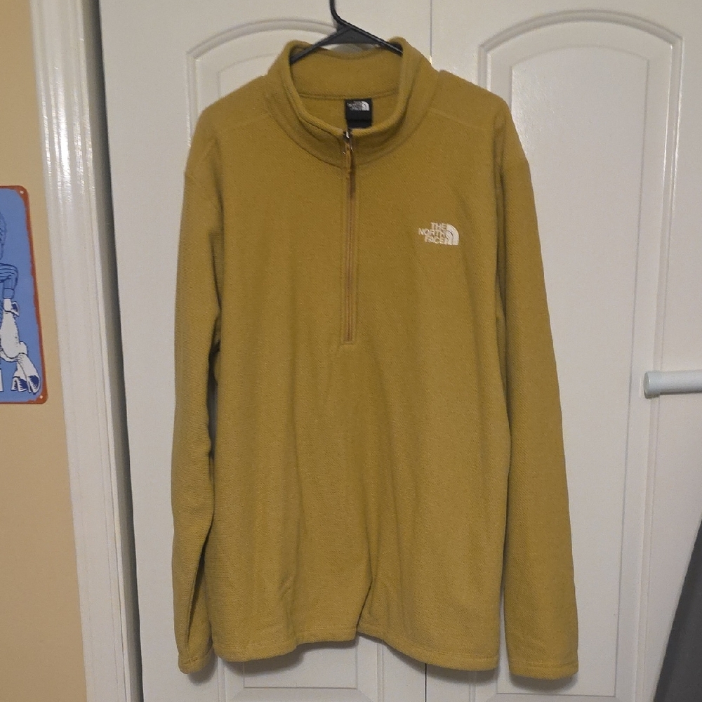 The North Face Men's Mustard Zip-Up Sweater